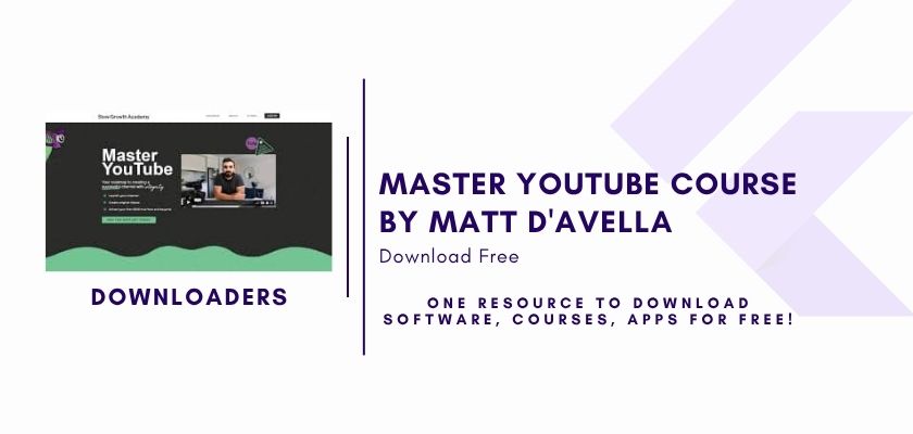 Master YouTube Course by Matt D'Avella Free Download